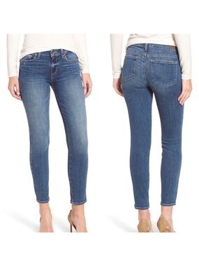PAIGE Verdugo Ankle Mid Rise Skinny Blue Jeans Size 28
